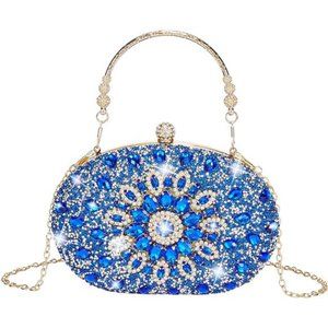 New With Tags - Rhinestone Purse for Women Evening Bags Formal Clutch Purse